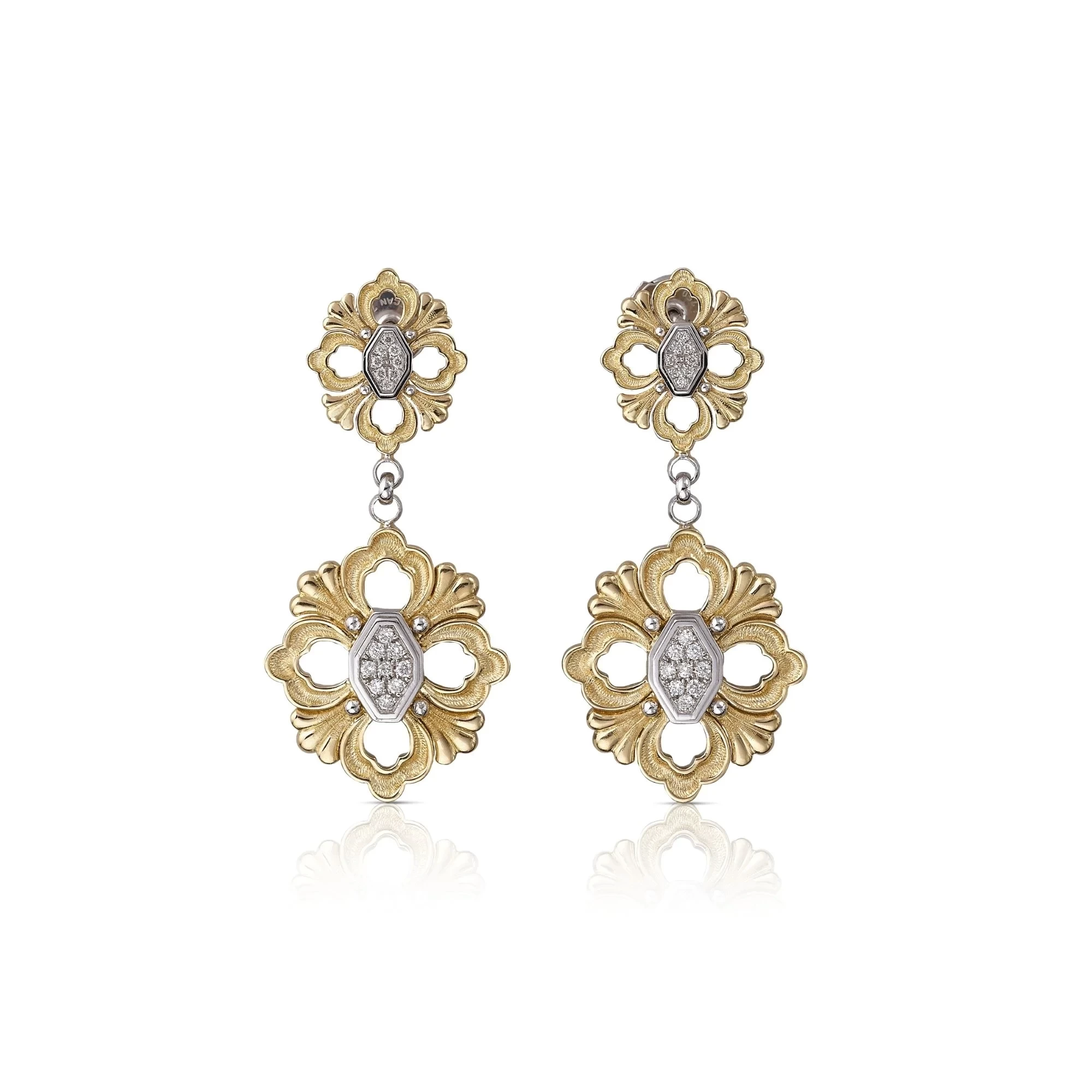 BUCCELLATI OPERA GOLD EARRINGS