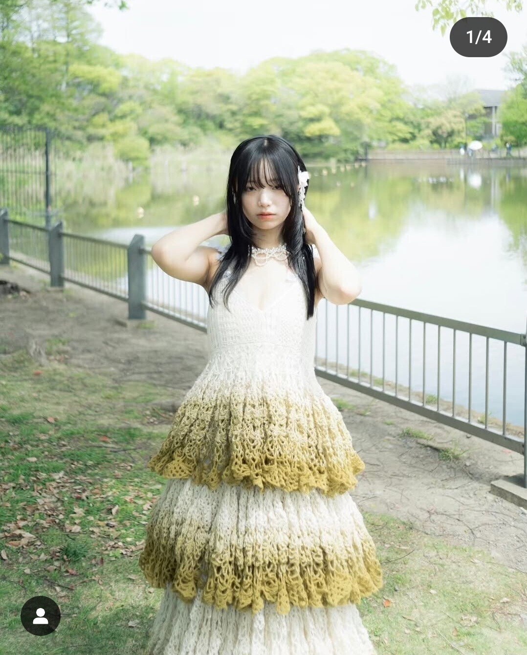 森竹未来 knit dress