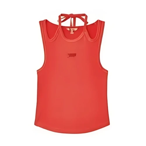 Tommy Jeans Tie Detail Rip Tank Top