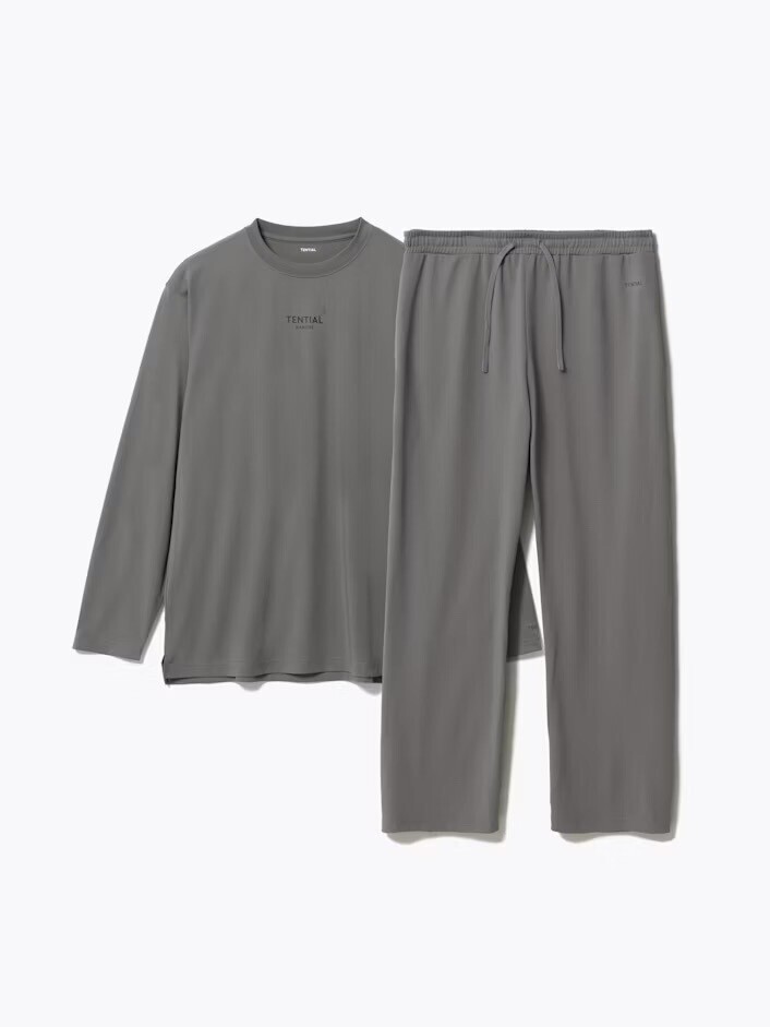 TENTIAL BAKUNE Dry Men's上下セット（長袖Tシャツ・ロングパンツ）