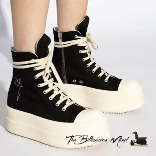 Rick Owens Drkshdw Double Bumper High Top Sneakers