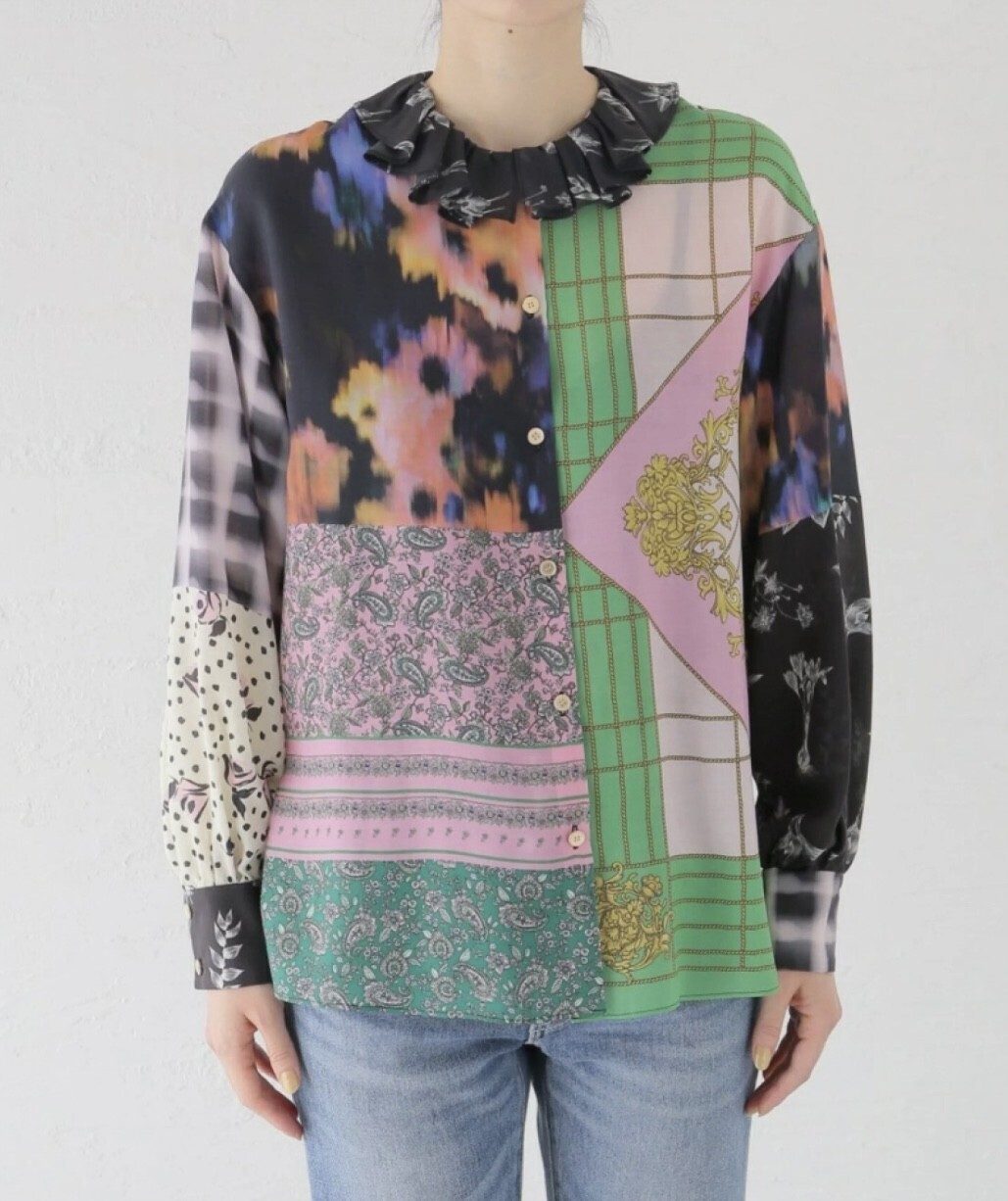 LEUR LOGETTE REMINISCENCE PRINT BL