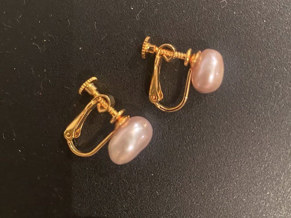 marina JEWELRY 淡水パール イヤリング