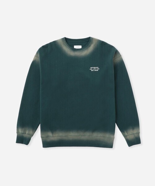 Saturdays NYC Ari Relaxed Faded Dye Sweatshirt