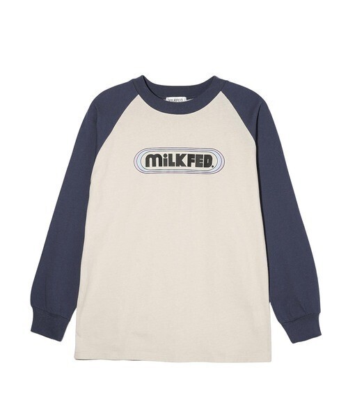 MILKFED. TIERED OVAL LOGO B/B TEE
