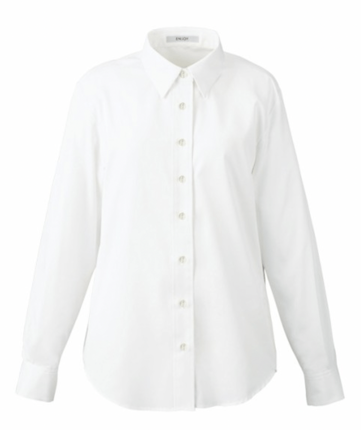 ENJOY 【FINE SAROU TWILL】 シャツブラウスEWB804