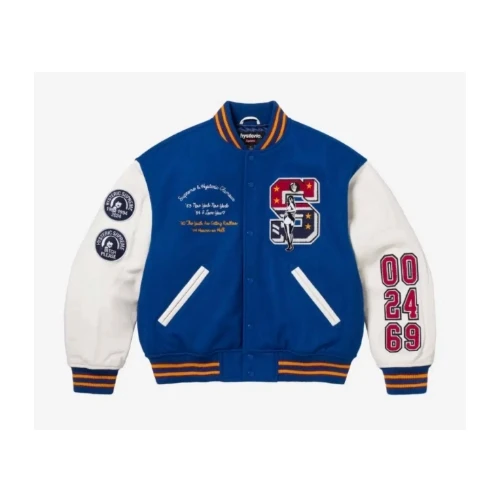 Supreme × HYSTERIC GLAMOUR Varsity Jacket