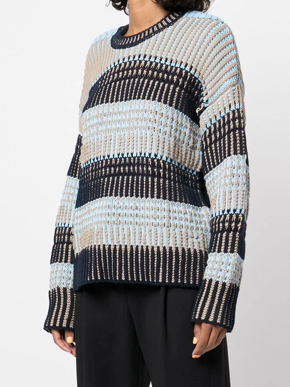 3.1 Phillip Lim バイカラー ストライプ セーター