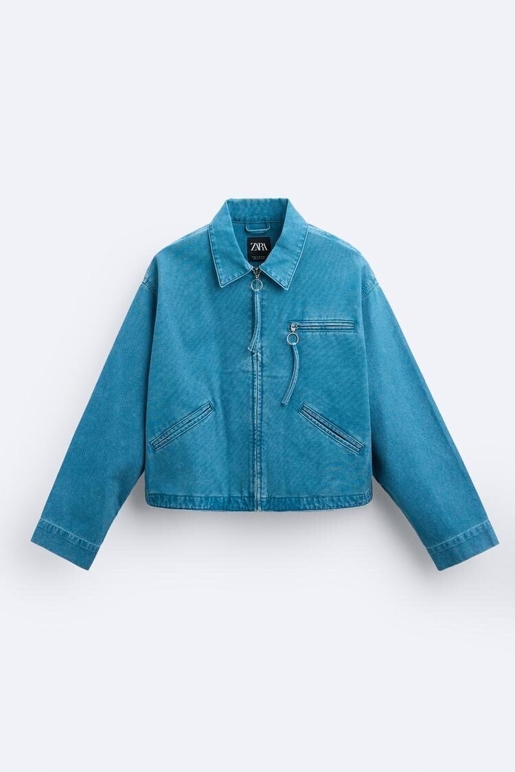 ZARA BOXY FIT デニムジャケット