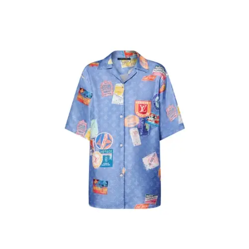 LOUIS VUITTON Mahina Patch Short-Sleeved Shirt