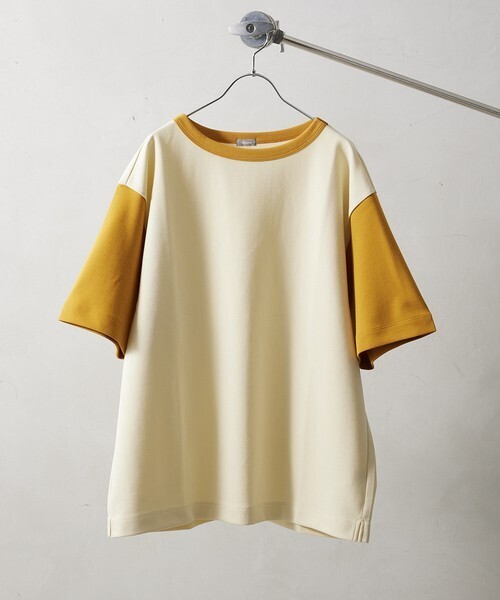 JOURNAL STANDARD relume PLATING SMOOTH オーバーサイズリンガー半袖Tシャツ