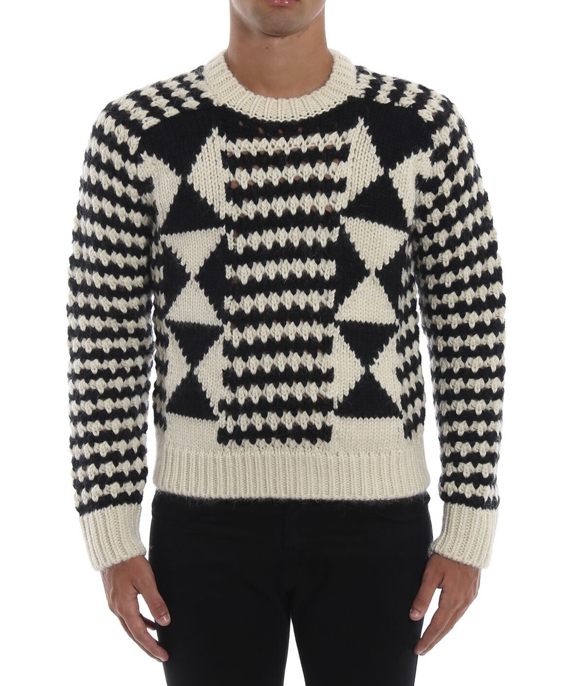 SAINT LAURENT クルーネックニット
