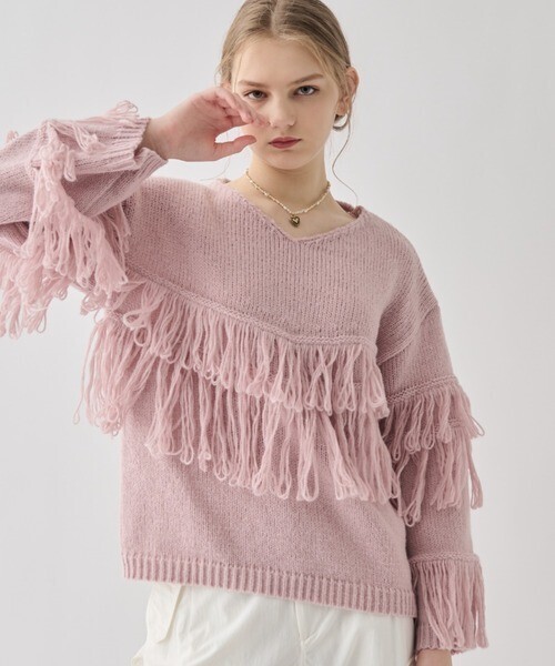idem fringe loose knit