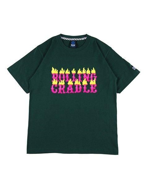 ROLLINGCRADLE BURNING LOGO TEE