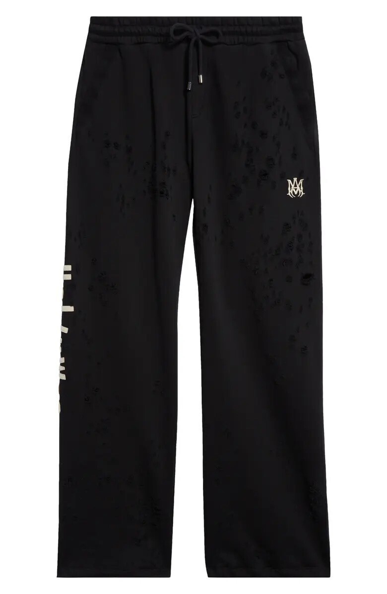 AMIRI Hollywood Destroyed Sweatpants