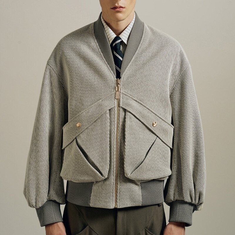 NAMESAKE NS DANNY REVERSIBLE BOMBER JACKET