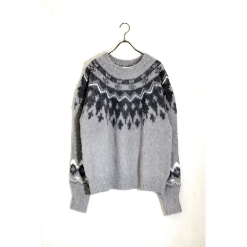BASICKS Heart Nordic Pullover Knit