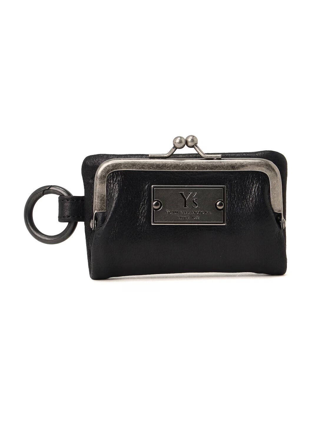 Y's LEATHER KEY CASE W/ METAL CLASP