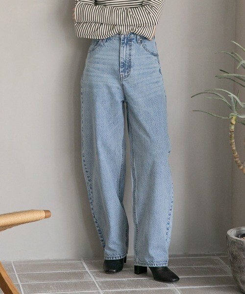LOWRYS FARM CONEカーブデニムパンツ