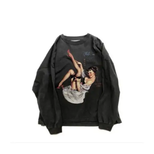 DAIRIKU Pinup Girl Long Sleeve Tee