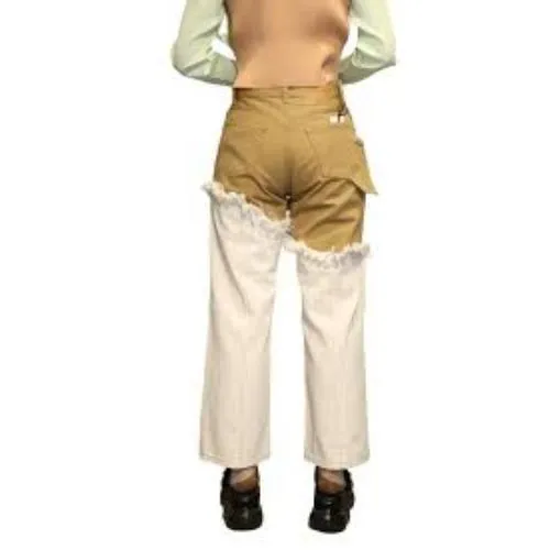 kotohayokozawa FRINGE DENIM PANTS