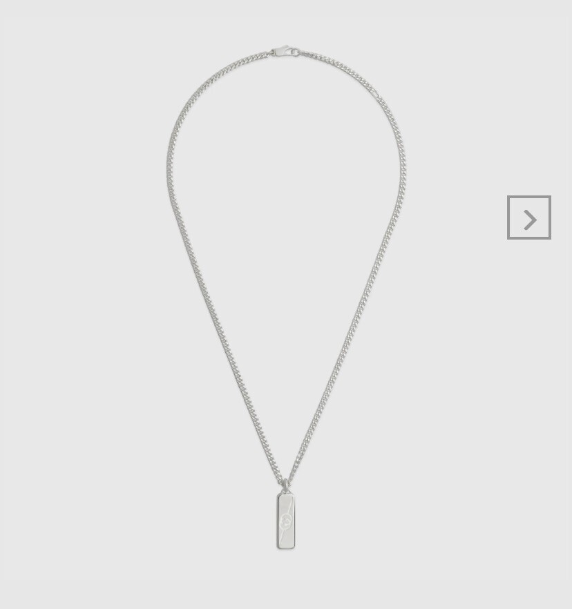 GUCCI ダイアゴナル インターロッキングG ネックレス