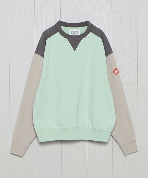 C.E PANEL SHOULDER CREW NECK/スウェット