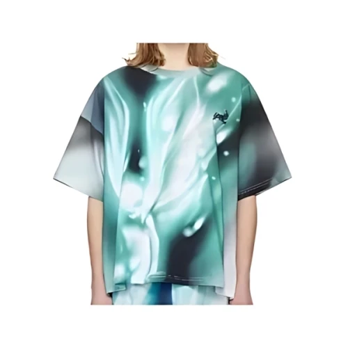 Gerrit Jacob T-SHIRT "WHITE/BLACK/TEAL"