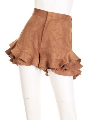 snidel フリルプリーツショートパンツ