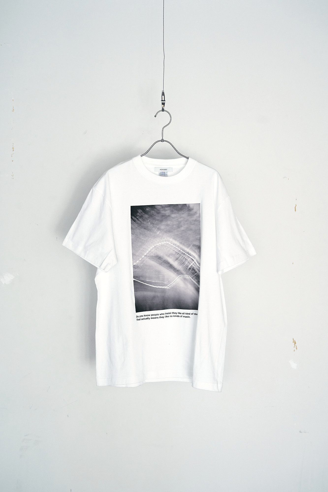 ADDIXY 【UNISEX】BAND-TEE LIKE T-SHIRTS / WHITE