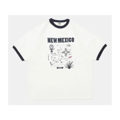 BARNS OUTFITTERS SLUB COTTON RINGER S/S PRINT T-SHIRT