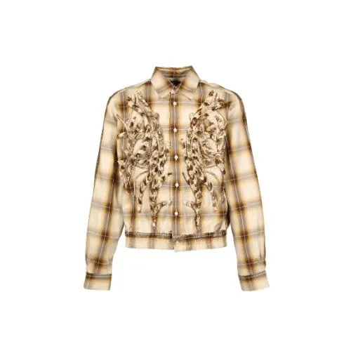 TAAKK EMBROIDERED BLOUSON SHIRT