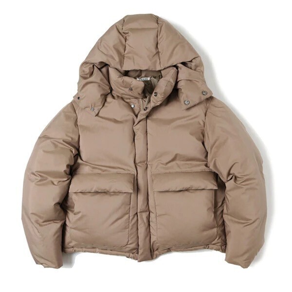 AURALEE LIGHT FINX POLYESTER DOWN JACKET
