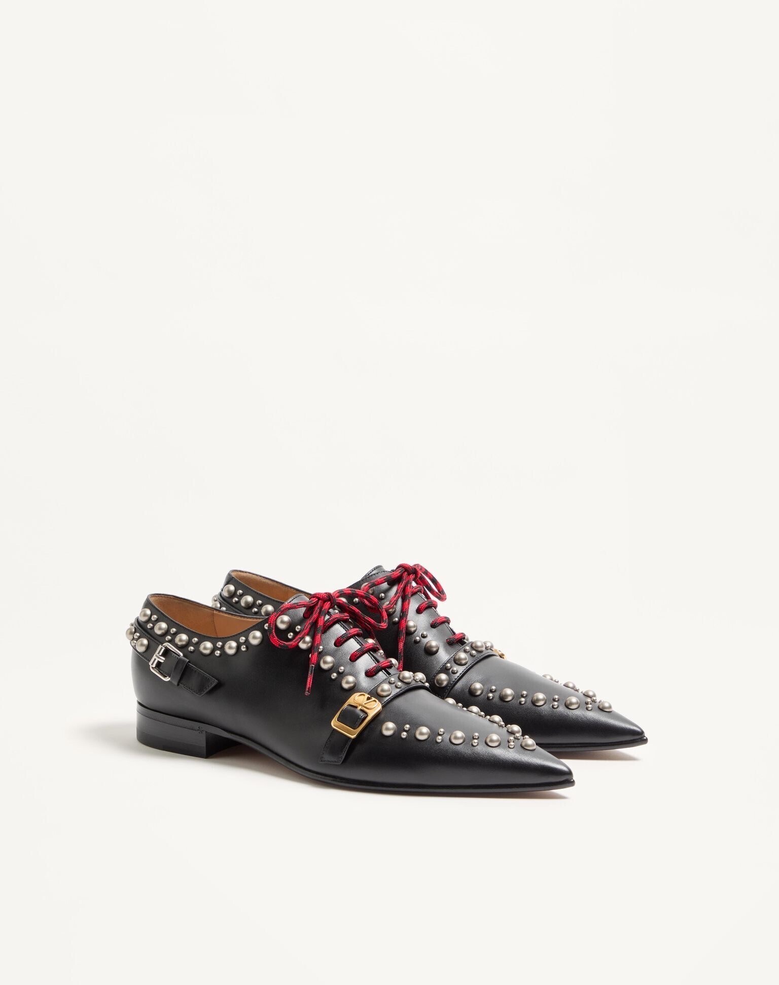 VALENTINO モッカーズ カーフスキン ダービー
