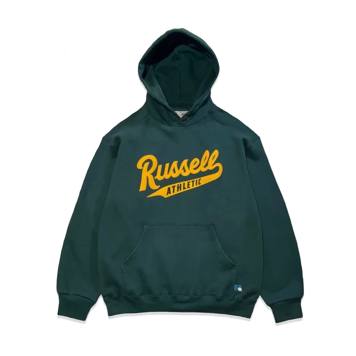 RUSSELL ATHLETIC High Cotton Loop Back Terry Sweat Felt Letter Hoodie