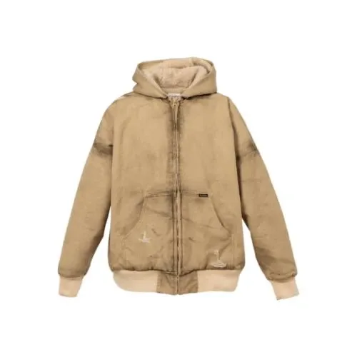 KAMIYA BORO Boa Lining Duck Zip-up Parka