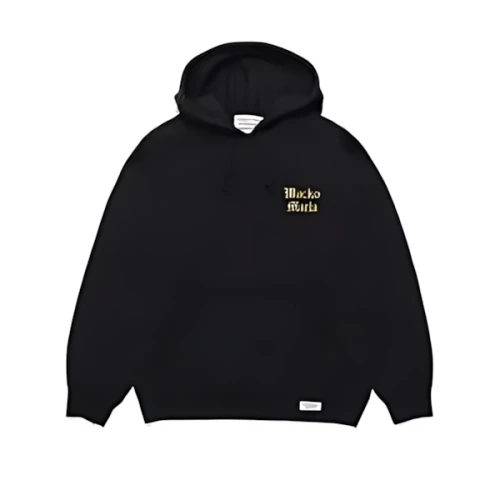 WACKO MARIA WASHED HEAVY WEIGHT PULLOVER HOODED SWEAT SHIRT