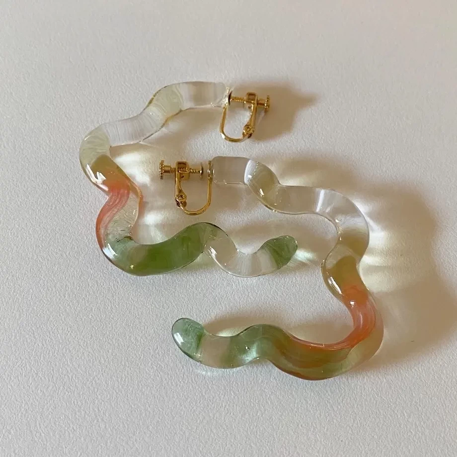 printemps glassflower(orange,yellow,green)