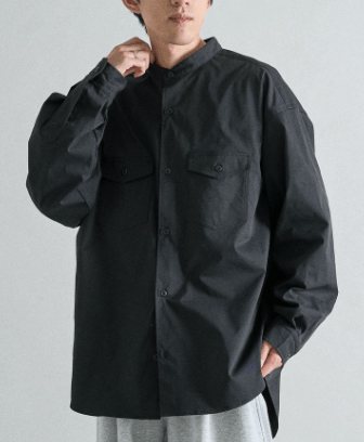 CRAFT STANDARD BOUTIQUE バンドカラーシャツ