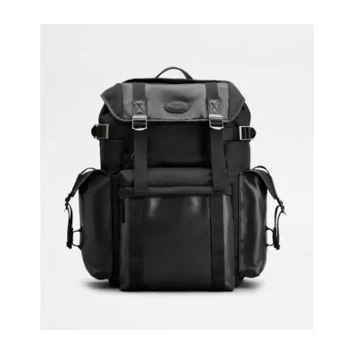TOD’S ファブリック＆レザー バックパック ミディアム