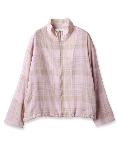 JieDa CHECK STAND ZIP SHIRT