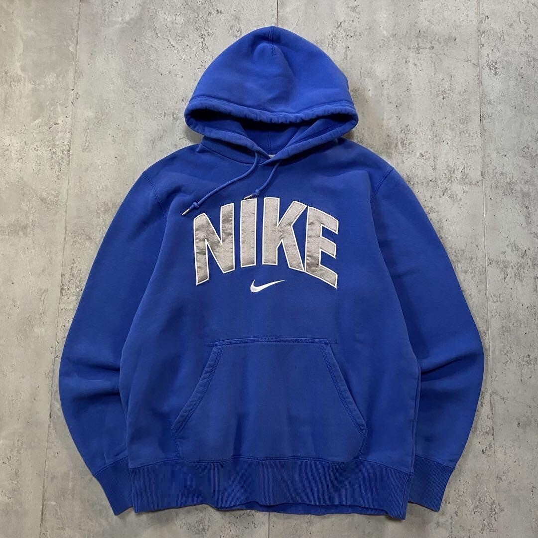 NIKE 00s古着 NIKE パーカー センター刺繍ロゴ アーチ
