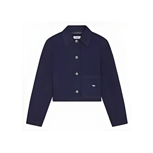Maison Kitsune (W)DENIM CROPPED JACKET
