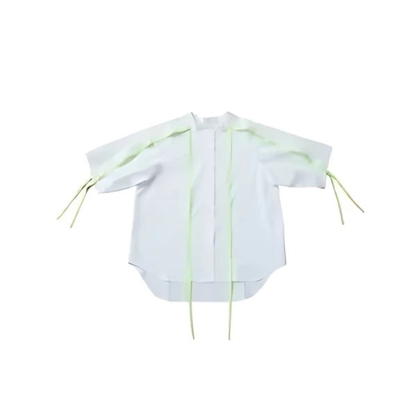 Torico Neon Green Piped Shirt