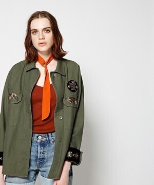 moussy EMBROIDERY MILITARY SH
