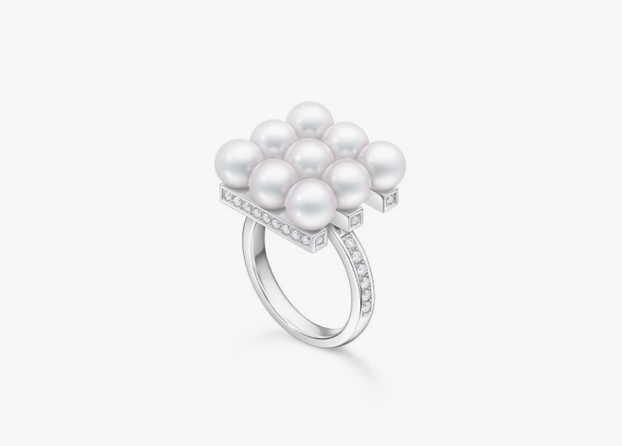 TASAKI バランス ビルド ダイヤモンド パヴェ リング