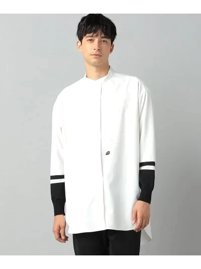 COMME CA MEN 【β MEN】袖口ニットシャツ