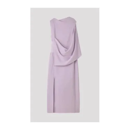 CFCL AC MILAN DRAPED SLEEVELESS DRESS
