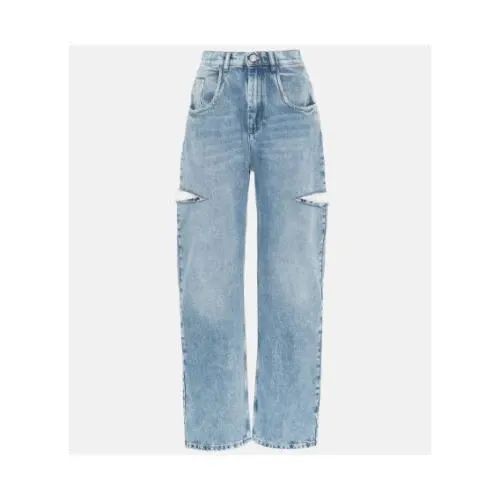 Maison Margiela Cutout high-rise wide-leg jeans