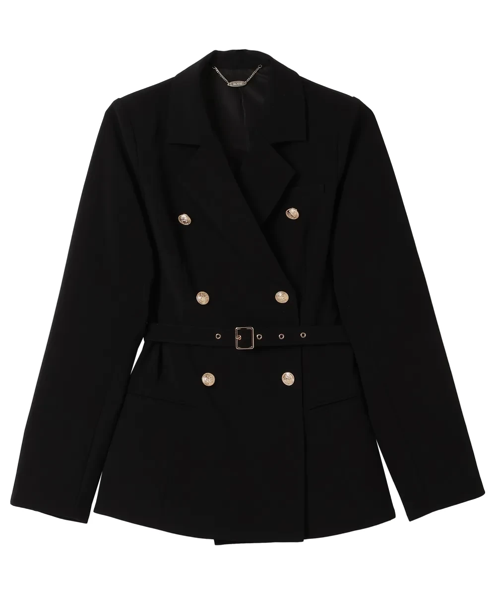 Rosé Muse belted set up jacket